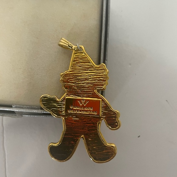 Vintage Wallace Silversmiths Enamel Clown Cookie Ornament/Pendant - Picture 3 of 4